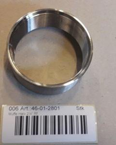 Muff Half 2 1/2" SST